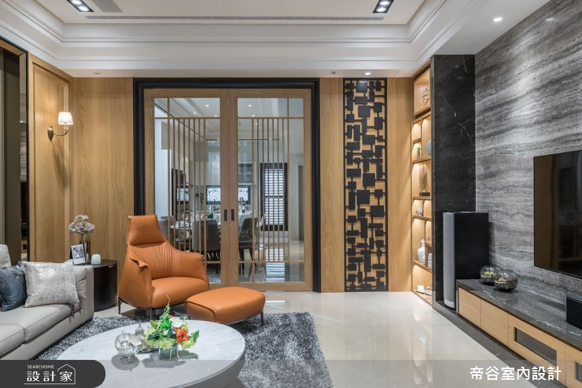 106坪新成屋(5年以下)＿新中式風客廳案例圖片＿帝谷室內裝修設計有限公司＿帝谷_17之4