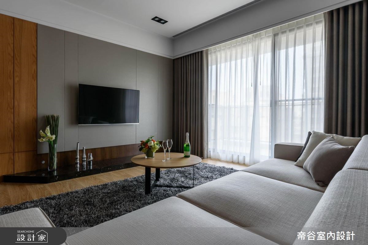 90坪新成屋(5年以下)＿混搭風客廳案例圖片＿帝谷室內裝修設計有限公司＿帝谷_18之5