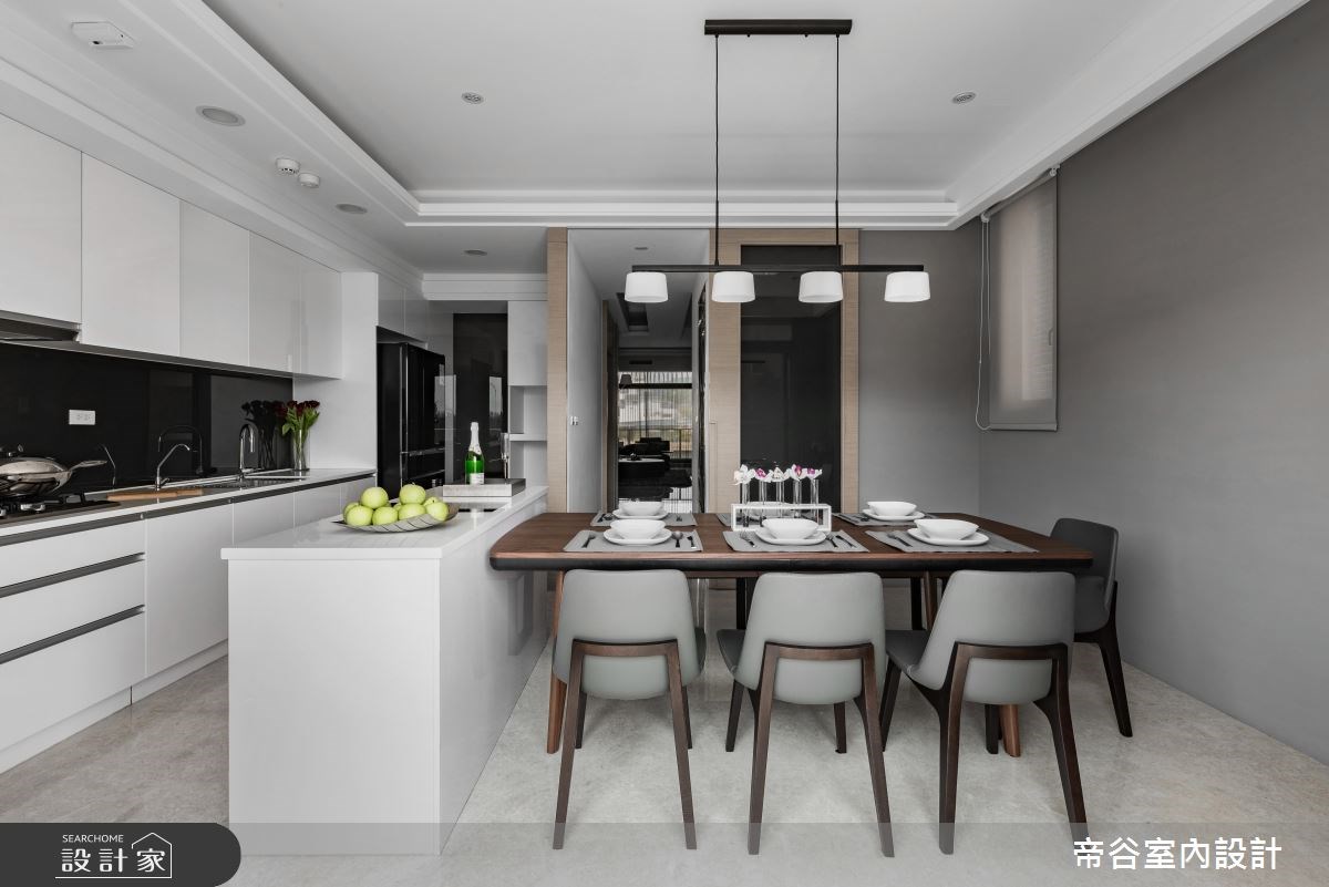 120坪新成屋(5年以下)＿現代風餐廳廚房案例圖片＿帝谷室內裝修設計有限公司＿帝谷_19之6