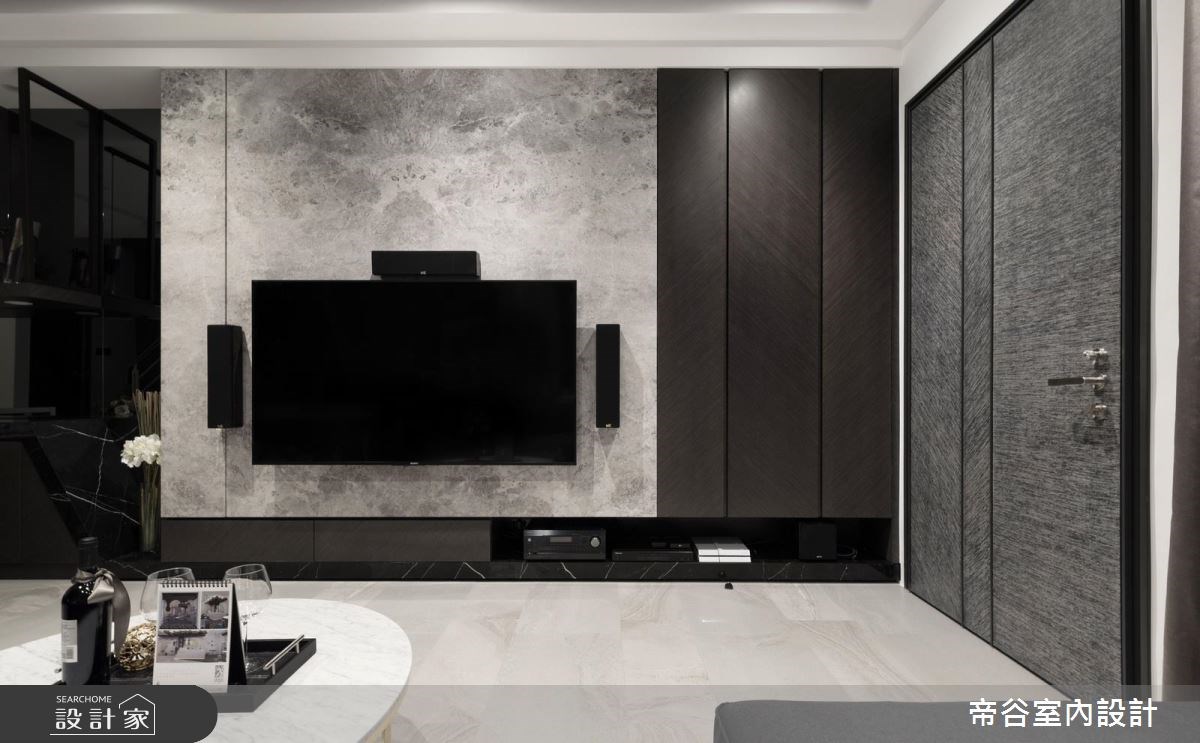 60坪新成屋(5年以下)＿現代風玄關客廳案例圖片＿帝谷室內裝修設計有限公司＿帝谷_21之1