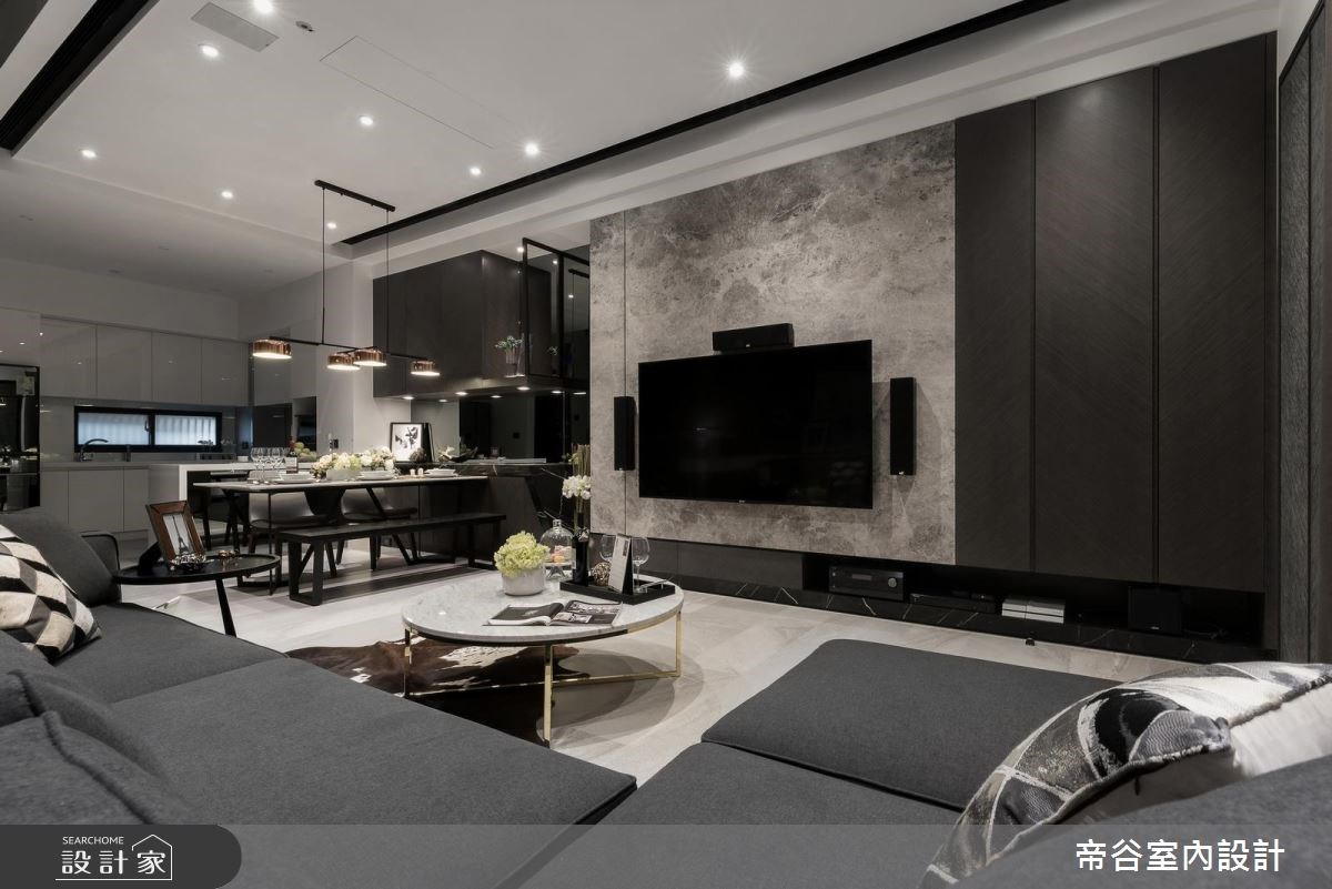 60坪新成屋(5年以下)＿現代風玄關客廳案例圖片＿帝谷室內裝修設計有限公司＿帝谷_21之4