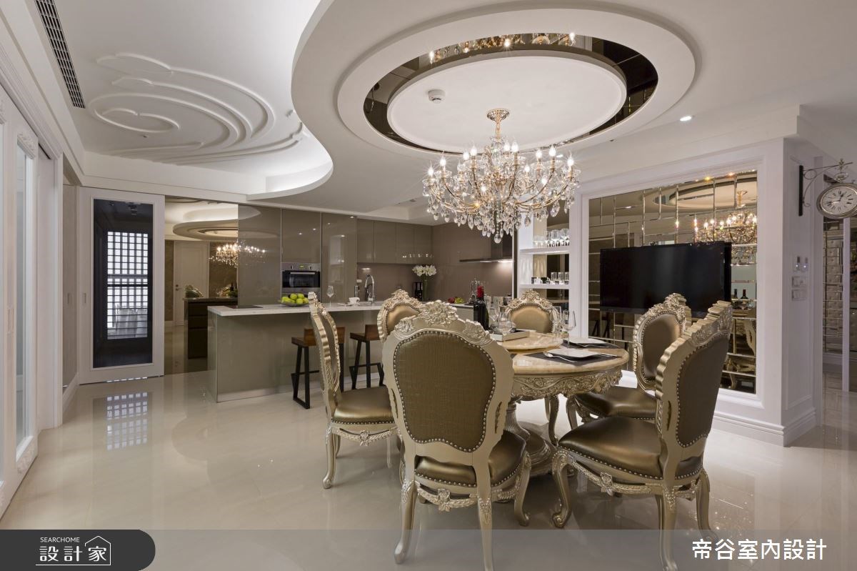 110坪新成屋(5年以下)＿新古典餐廳案例圖片＿帝谷室內裝修設計有限公司＿帝谷_24之7