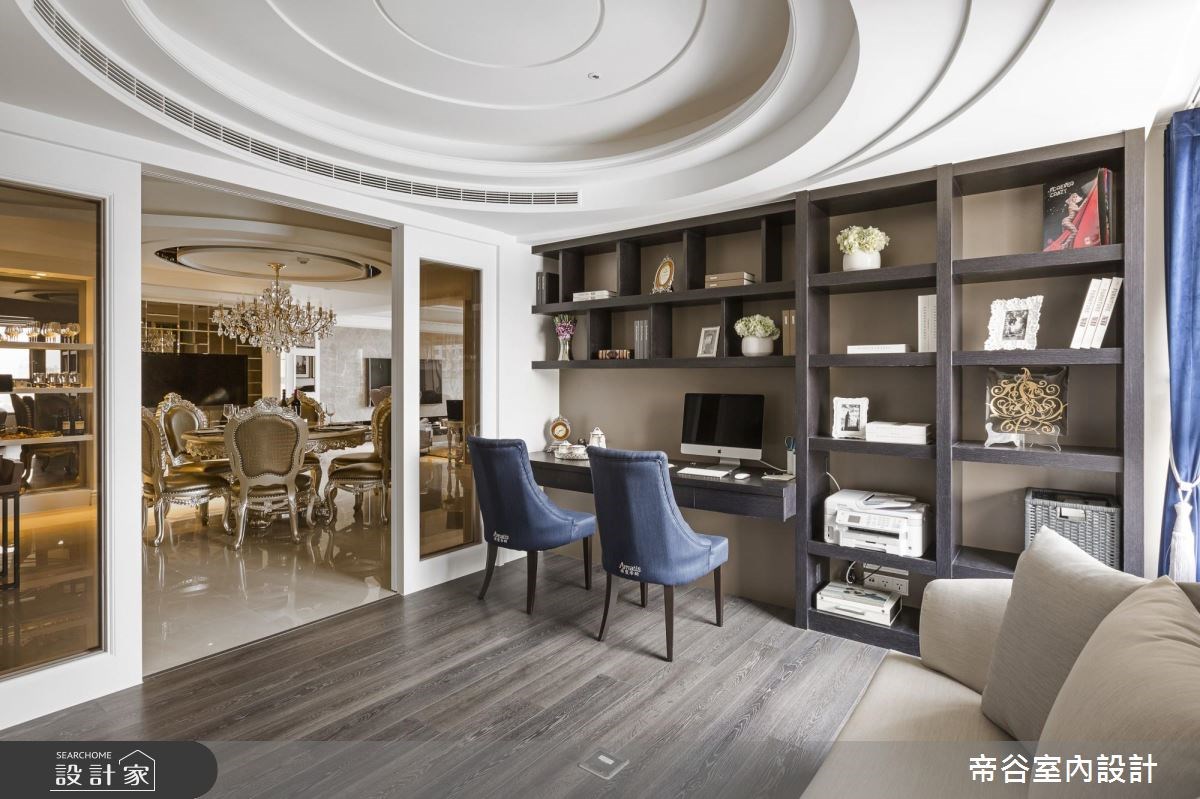 110坪新成屋(5年以下)＿新古典書房工作區案例圖片＿帝谷室內裝修設計有限公司＿帝谷_24之10