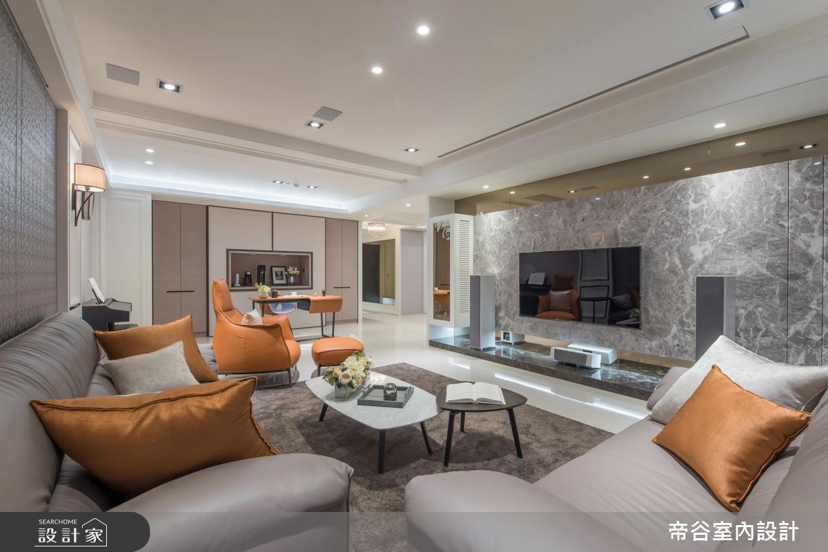 88坪新成屋(5年以下)＿新古典客廳案例圖片＿帝谷室內裝修設計有限公司＿帝谷_30之4
