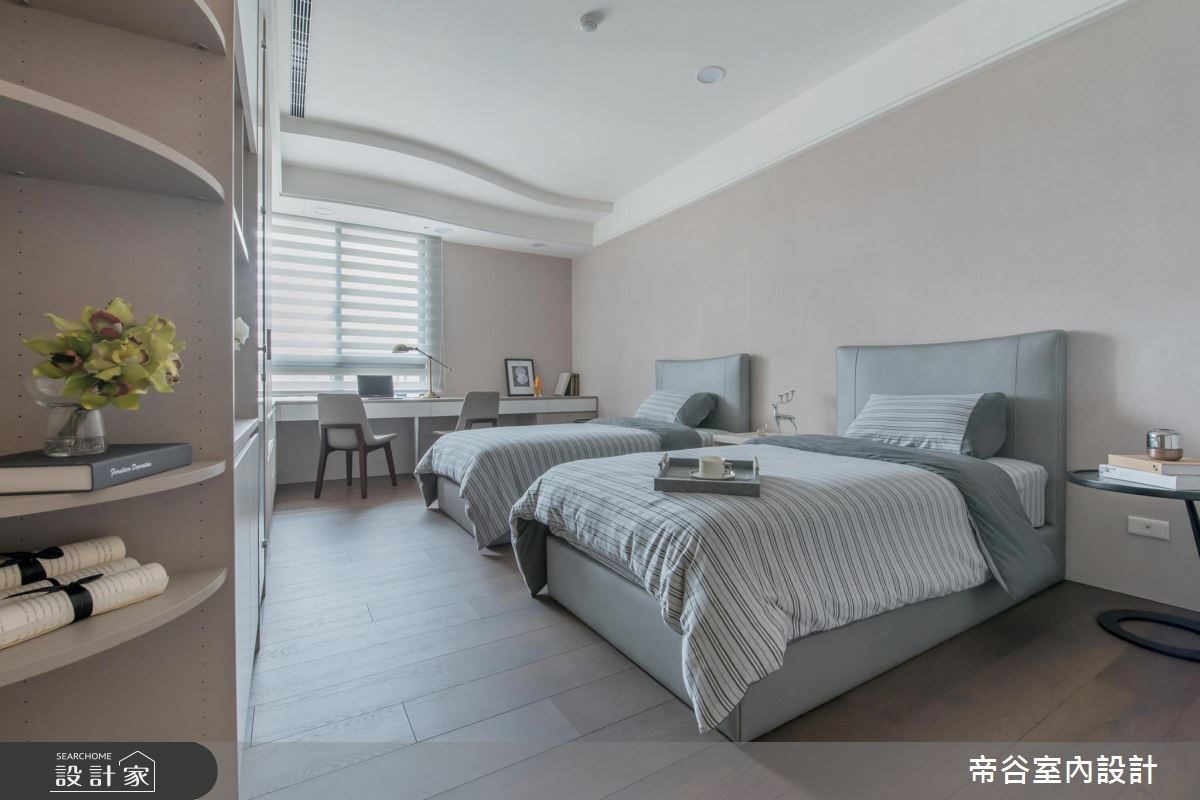 88坪新成屋(5年以下)＿新古典臥室工作區案例圖片＿帝谷室內裝修設計有限公司＿帝谷_30之12