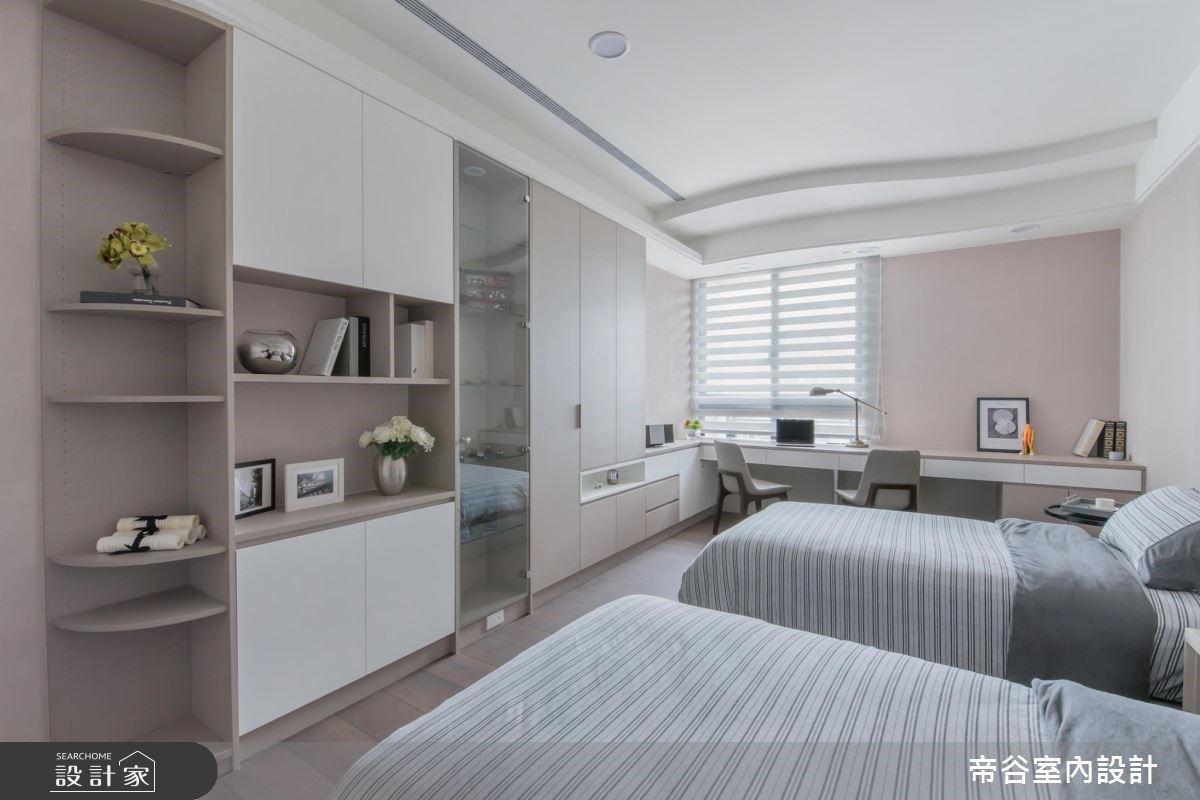 88坪新成屋(5年以下)＿新古典臥室工作區案例圖片＿帝谷室內裝修設計有限公司＿帝谷_30之13