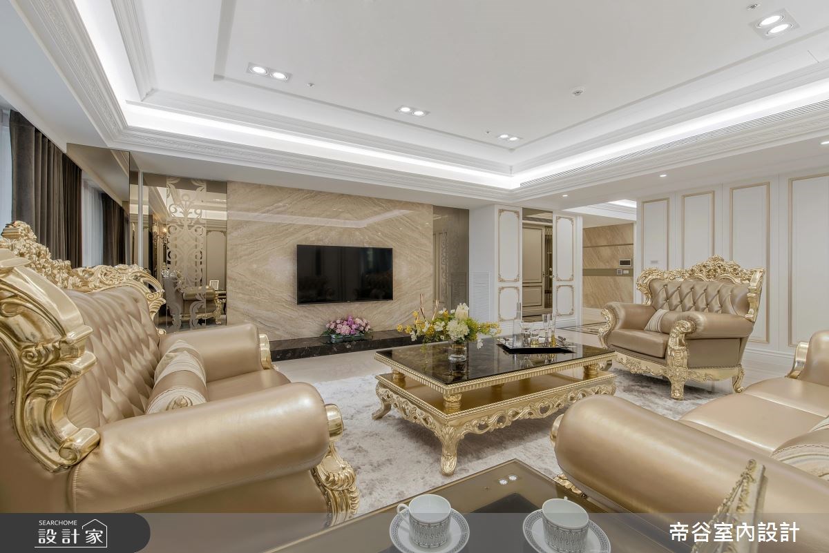 94坪新成屋(5年以下)＿新古典客廳案例圖片＿帝谷室內裝修設計有限公司＿帝谷_32之3