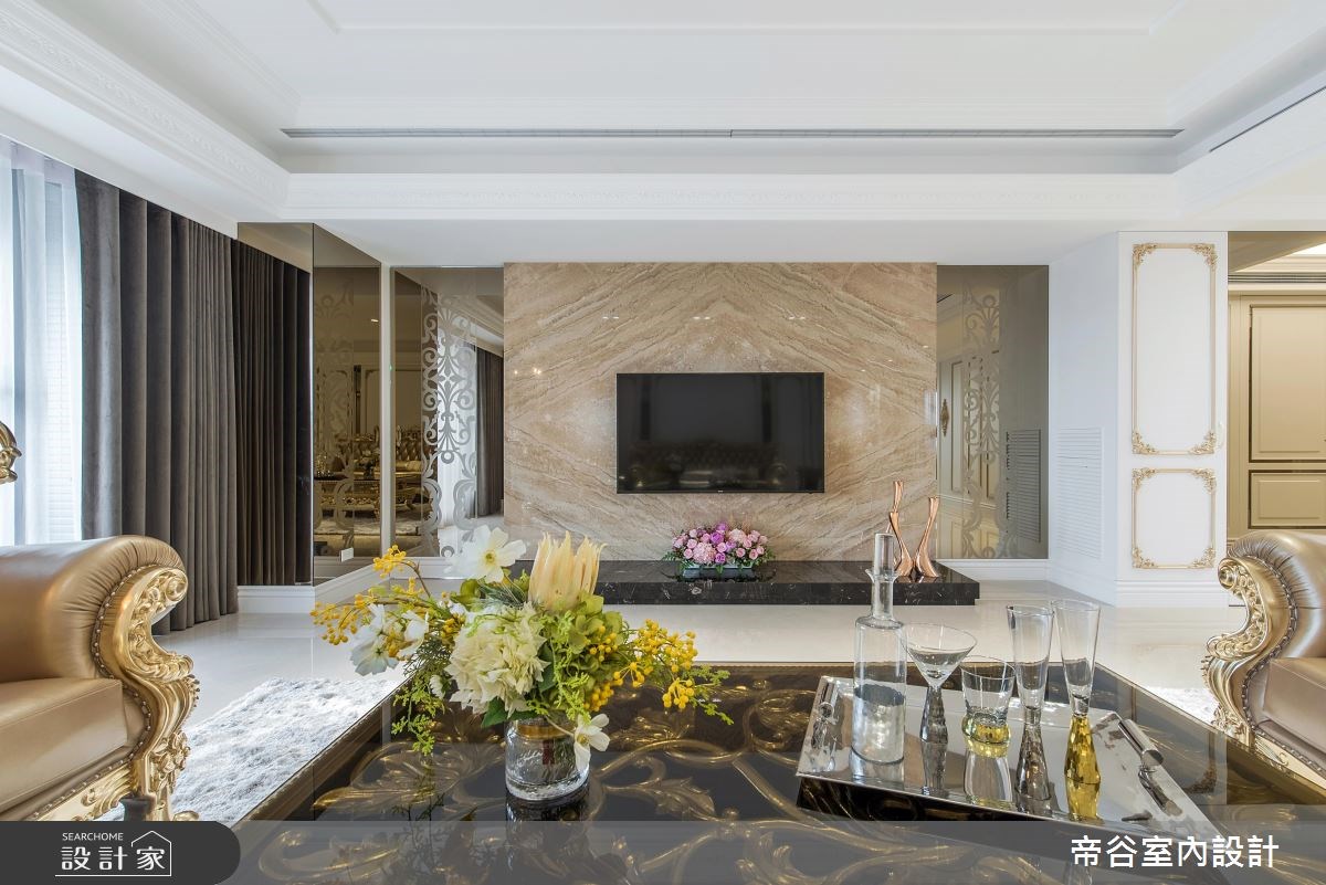 94坪新成屋(5年以下)＿新古典客廳案例圖片＿帝谷室內裝修設計有限公司＿帝谷_32之4