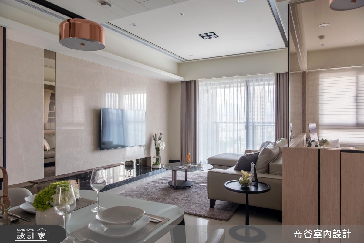 30坪預售屋＿現代風客廳案例圖片＿帝谷室內裝修設計有限公司＿帝谷_36之2