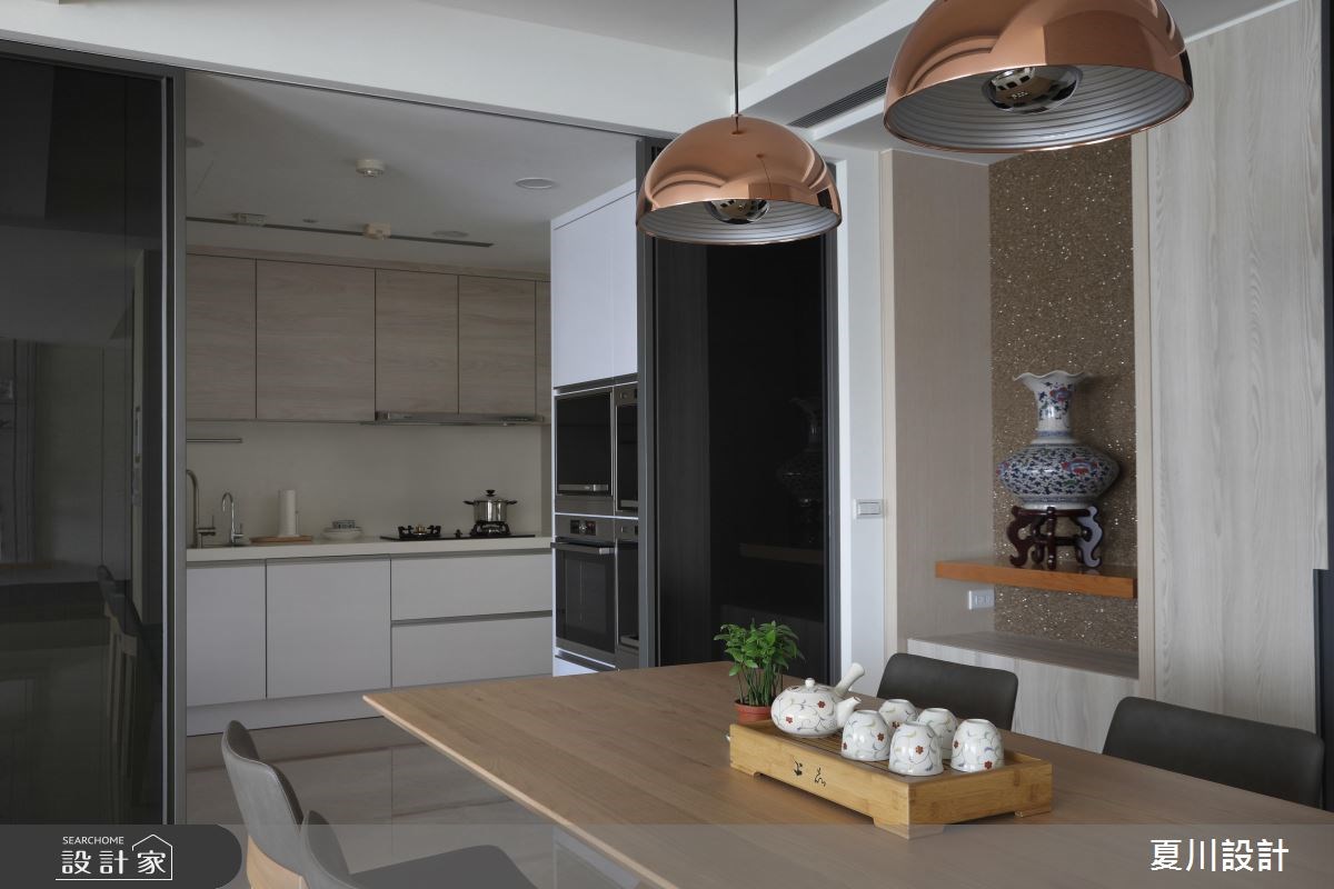 60坪中古屋(5~15年)＿混搭風餐廳廚房案例圖片＿夏川空間設計工作室＿夏川_01之7
