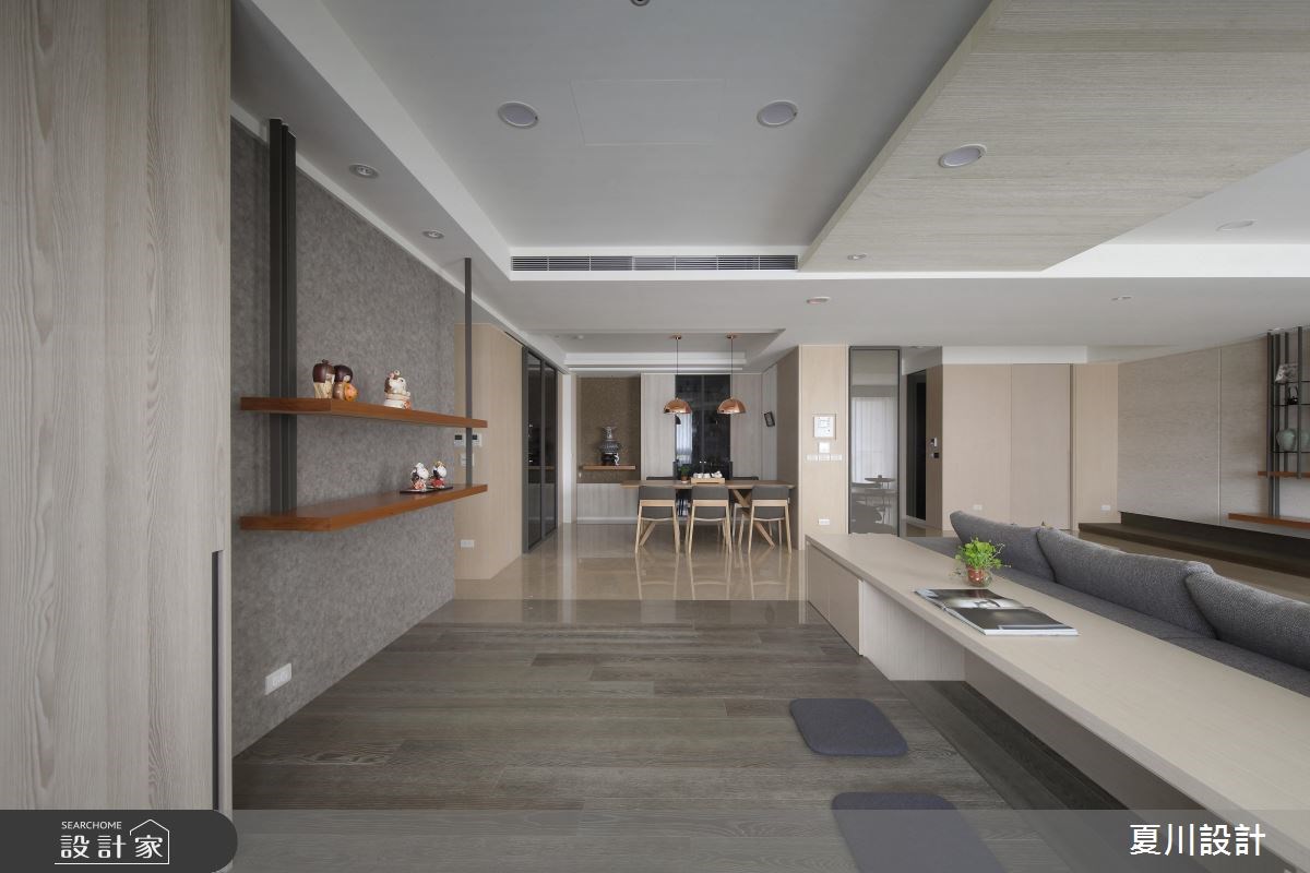 60坪中古屋(5~15年)＿混搭風客廳案例圖片＿夏川空間設計工作室＿夏川_01之10