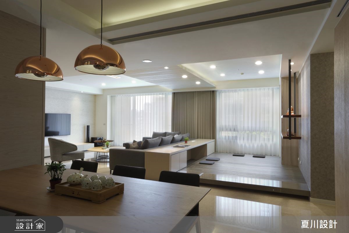 60坪中古屋(5~15年)＿混搭風客廳餐廳案例圖片＿夏川空間設計工作室＿夏川_01之11