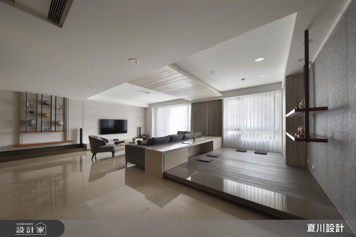 60坪中古屋(5~15年)＿混搭風客廳案例圖片＿夏川空間設計工作室＿夏川_01之12