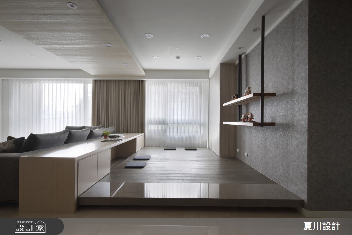 60坪中古屋(5~15年)＿混搭風客廳案例圖片＿夏川空間設計工作室＿夏川_01之13