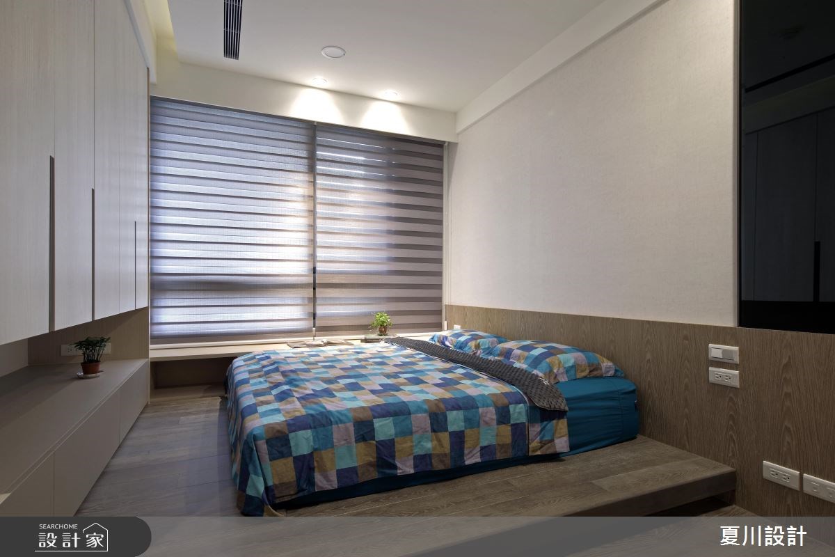 60坪中古屋(5~15年)＿混搭風臥室案例圖片＿夏川空間設計工作室＿夏川_01之15