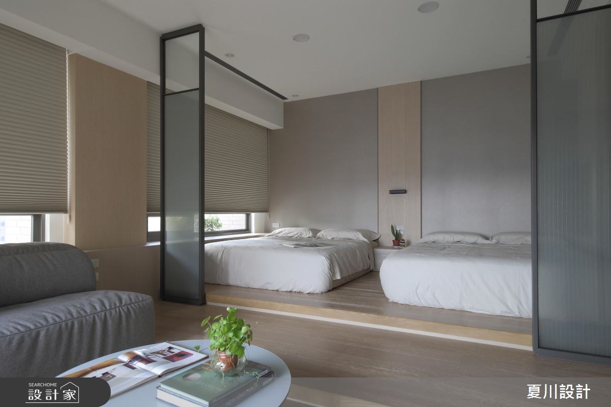 60坪中古屋(5~15年)＿混搭風臥室案例圖片＿夏川空間設計工作室＿夏川_01之25