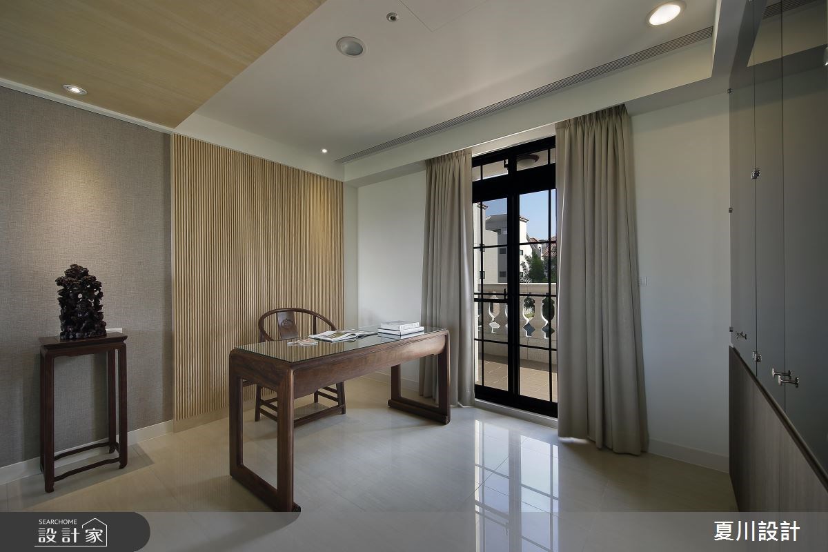 100坪預售屋＿混搭風工作區案例圖片＿夏川空間設計工作室＿夏川_02之13