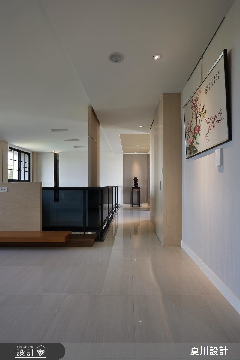 100坪預售屋＿混搭風走廊案例圖片＿夏川空間設計工作室＿夏川_02之14