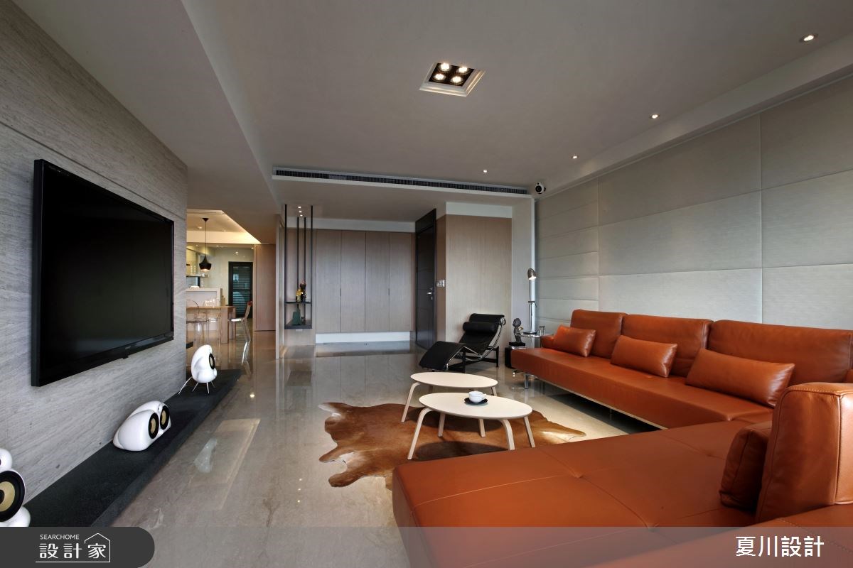 58坪新成屋(5年以下)＿混搭風客廳案例圖片＿夏川空間設計工作室＿夏川_03之3