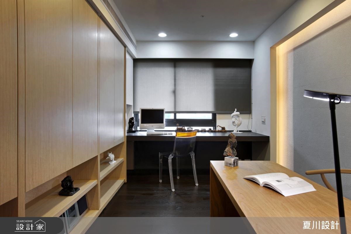 58坪新成屋(5年以下)＿混搭風書房工作區案例圖片＿夏川空間設計工作室＿夏川_03之8