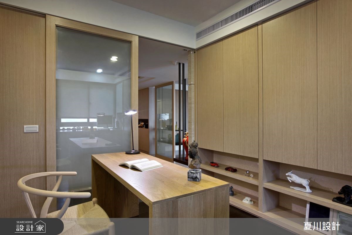 58坪新成屋(5年以下)＿混搭風書房工作區案例圖片＿夏川空間設計工作室＿夏川_03之9