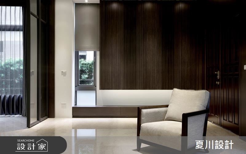 129坪新成屋(5年以下)＿人文禪風玄關案例圖片＿夏川空間設計工作室＿夏川_04之1