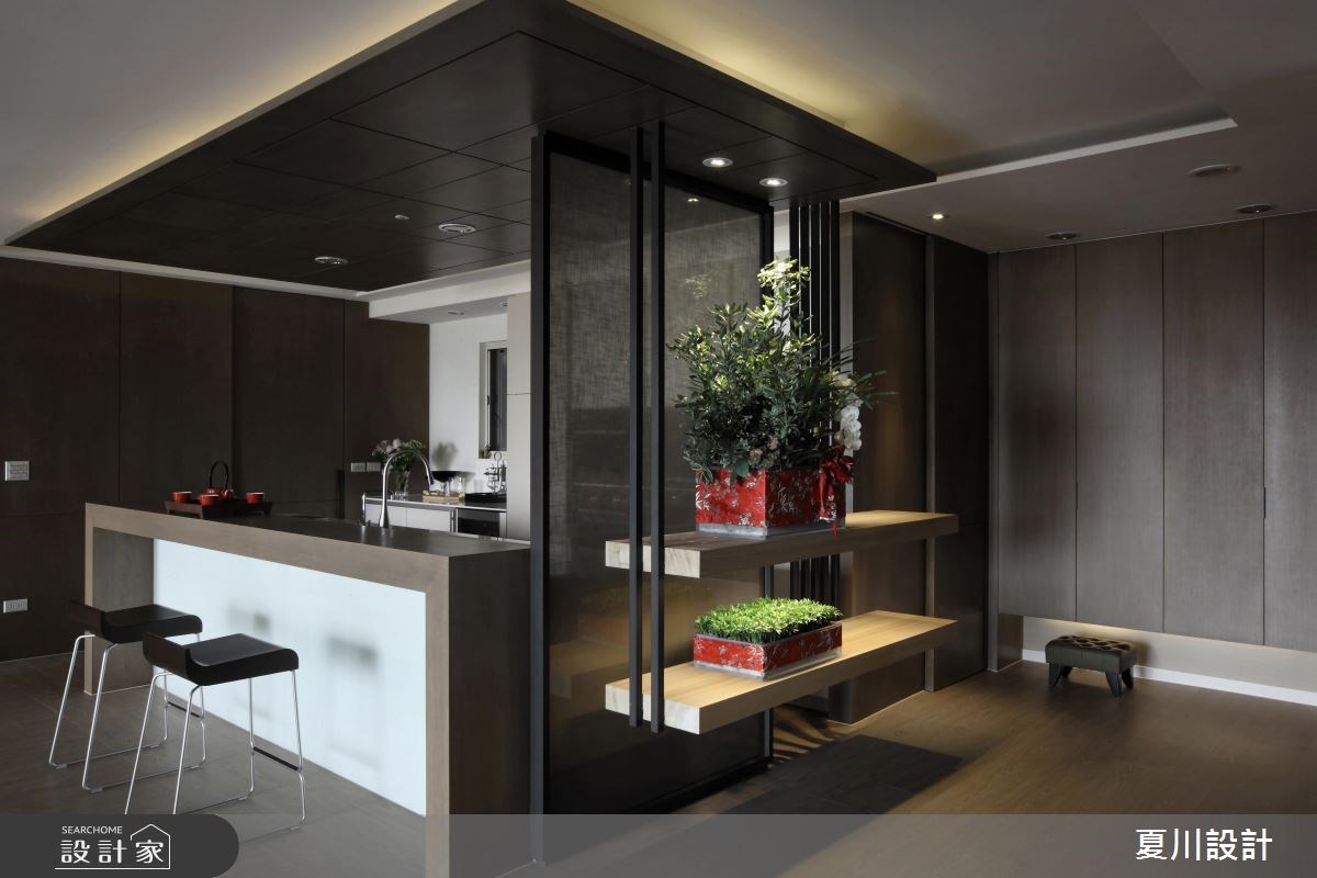 87坪中古屋(5~15年)＿混搭風玄關廚房吧檯案例圖片＿夏川空間設計工作室＿夏川_05之3