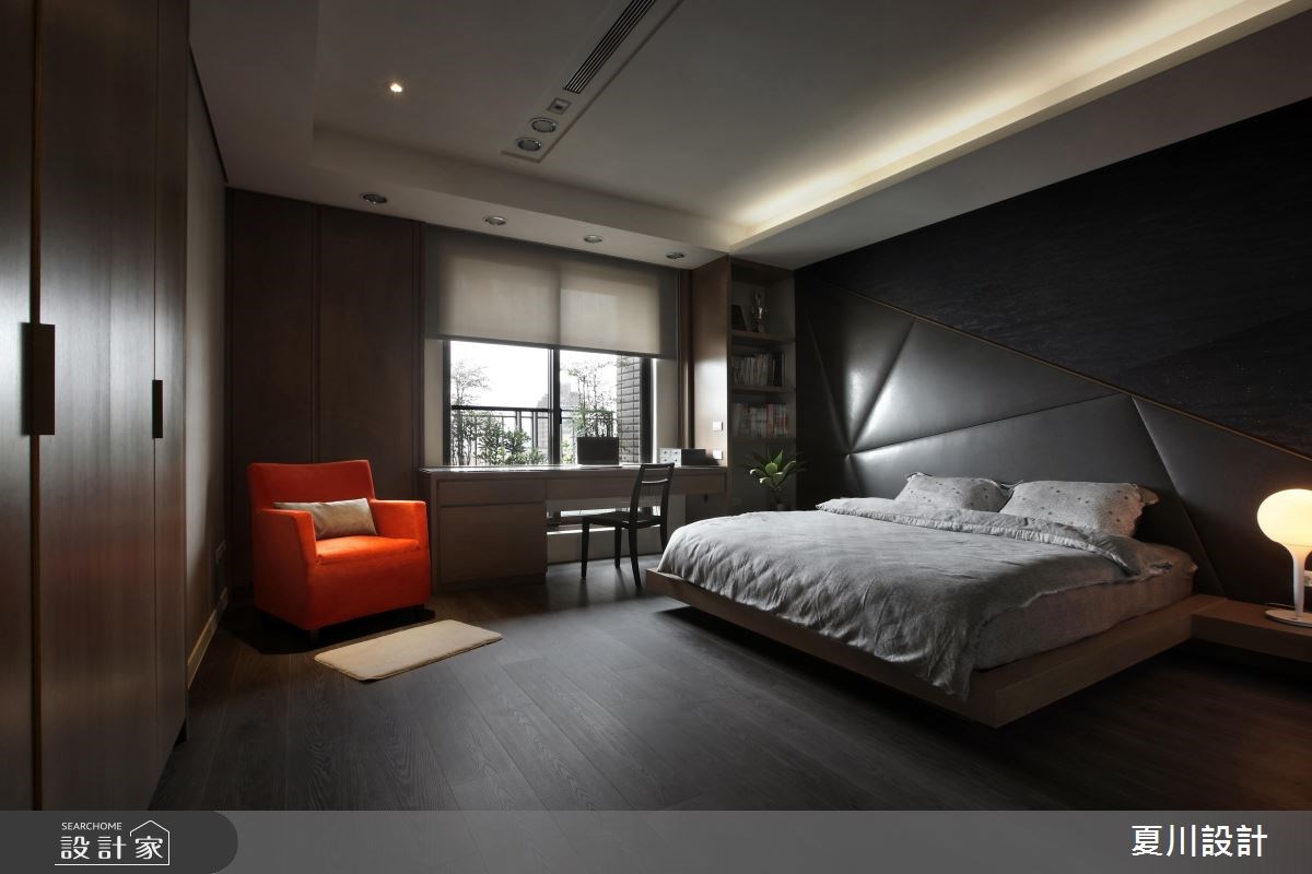 87坪中古屋(5~15年)＿混搭風臥室工作區案例圖片＿夏川空間設計工作室＿夏川_05之20