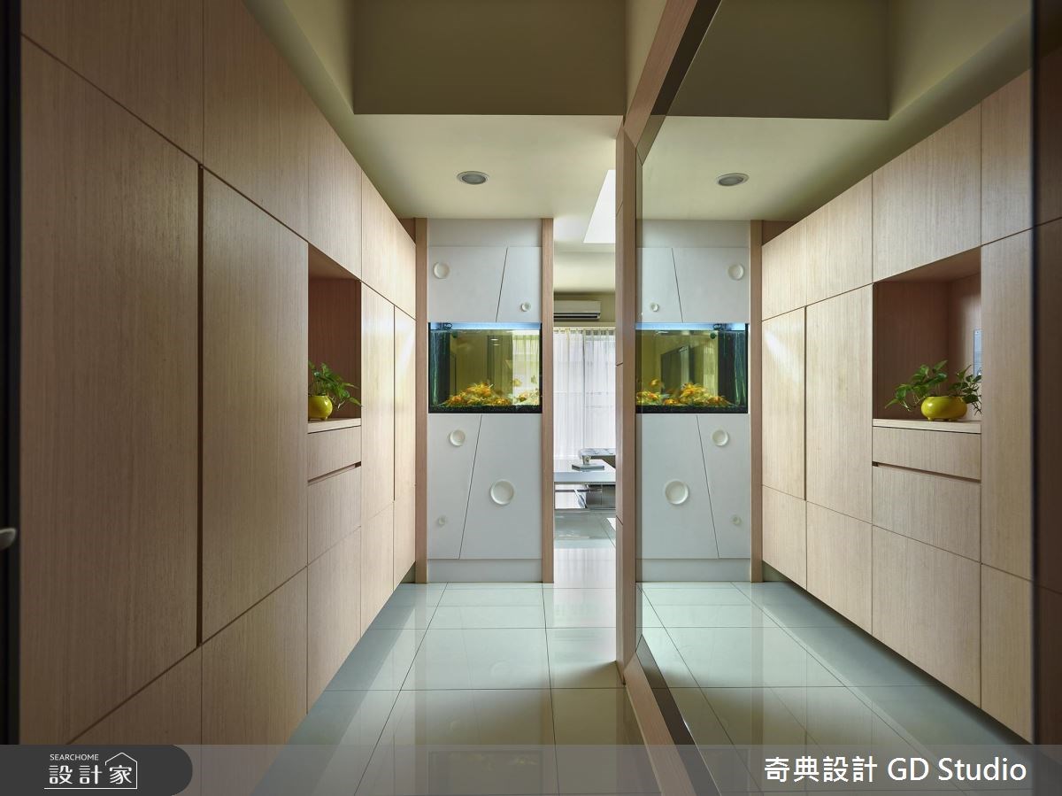 25坪新成屋(5年以下)＿休閒風玄關案例圖片＿奇典設計＿奇典_01之1