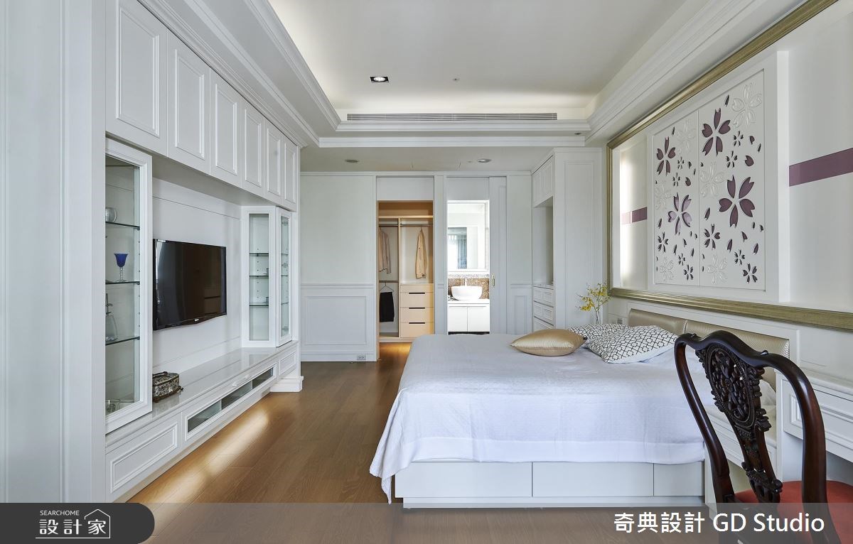 125坪新成屋(5年以下)＿美式風臥室更衣間浴室案例圖片＿奇典設計＿奇典_02之11
