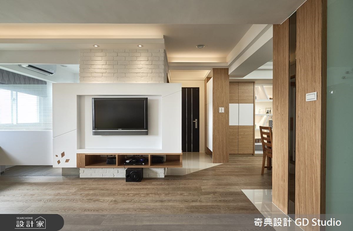 25坪老屋(16~30年)＿北歐風玄關客廳案例圖片＿奇典設計＿奇典_04之3