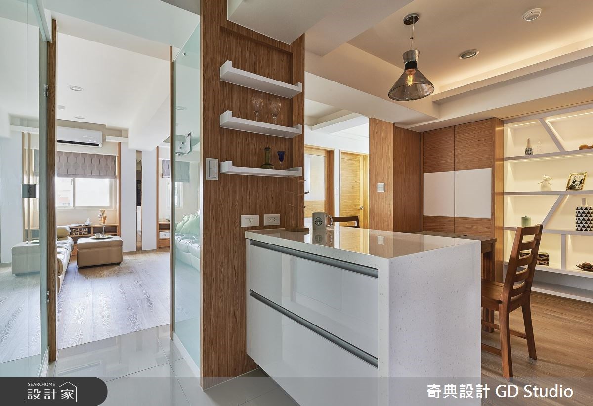 25坪老屋(16~30年)＿北歐風客廳餐廳廚房吧檯案例圖片＿奇典設計＿奇典_04之8