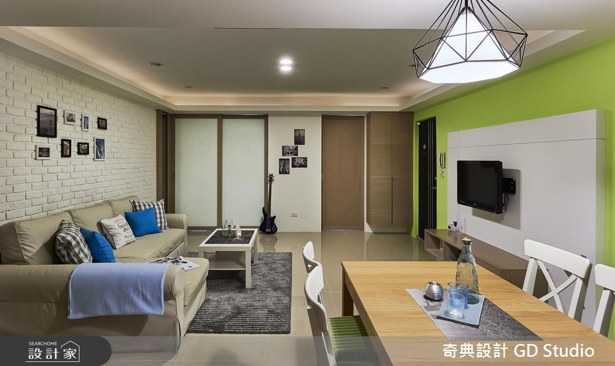 26坪老屋(16~30年)＿北歐風玄關客廳餐廳案例圖片＿奇典設計＿奇典_07之5