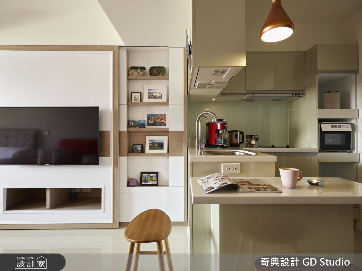 10坪老屋(16~30年)＿休閒風客廳餐廳廚房吧檯案例圖片＿奇典設計＿奇典_08之4