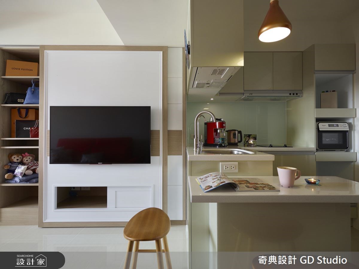 10坪老屋(16~30年)＿休閒風客廳餐廳廚房吧檯案例圖片＿奇典設計＿奇典_08之5