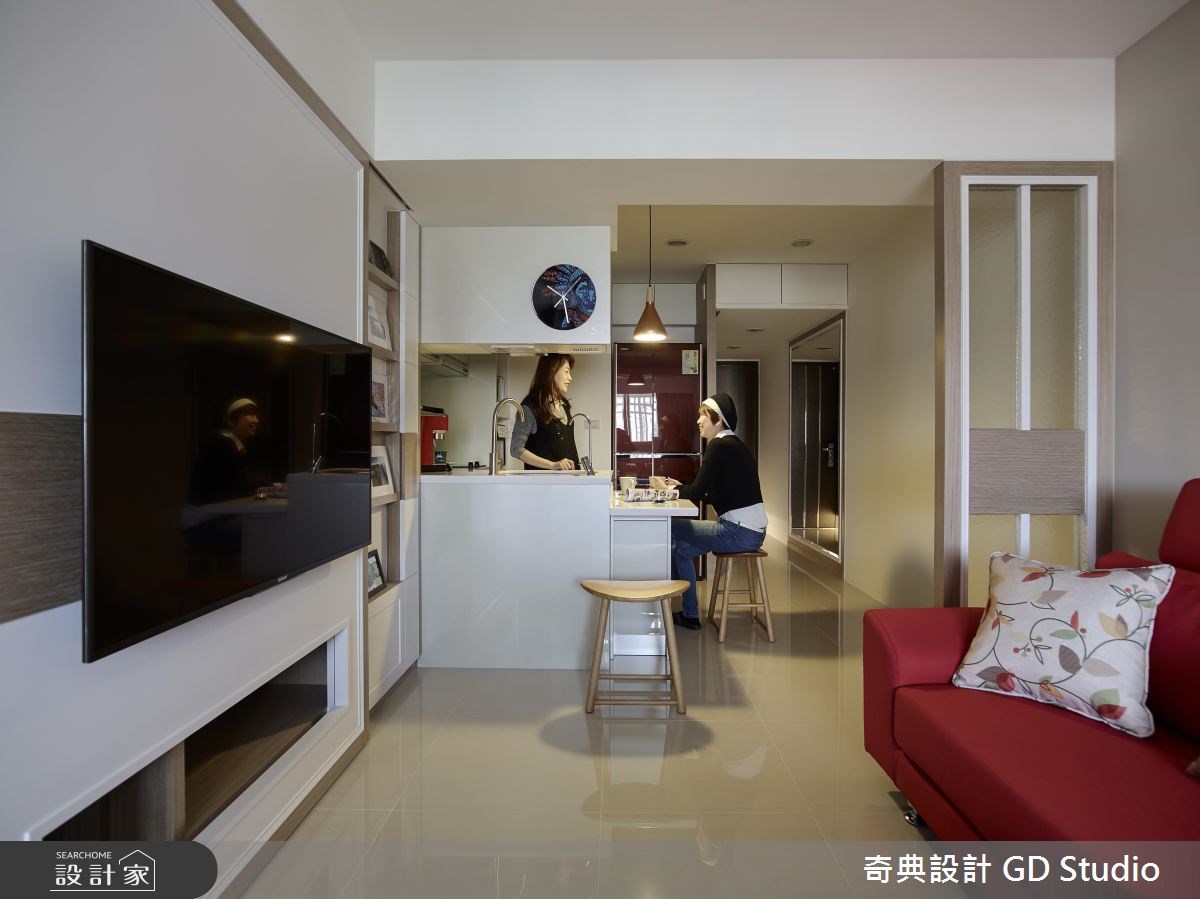 10坪老屋(16~30年)＿休閒風玄關客廳餐廳廚房吧檯案例圖片＿奇典設計＿奇典_08之9