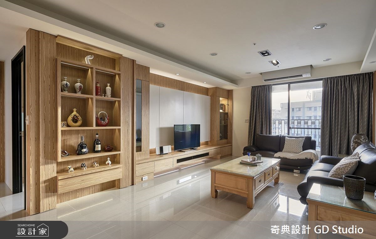 36坪預售屋＿人文禪風客廳案例圖片＿奇典設計＿奇典_09之3