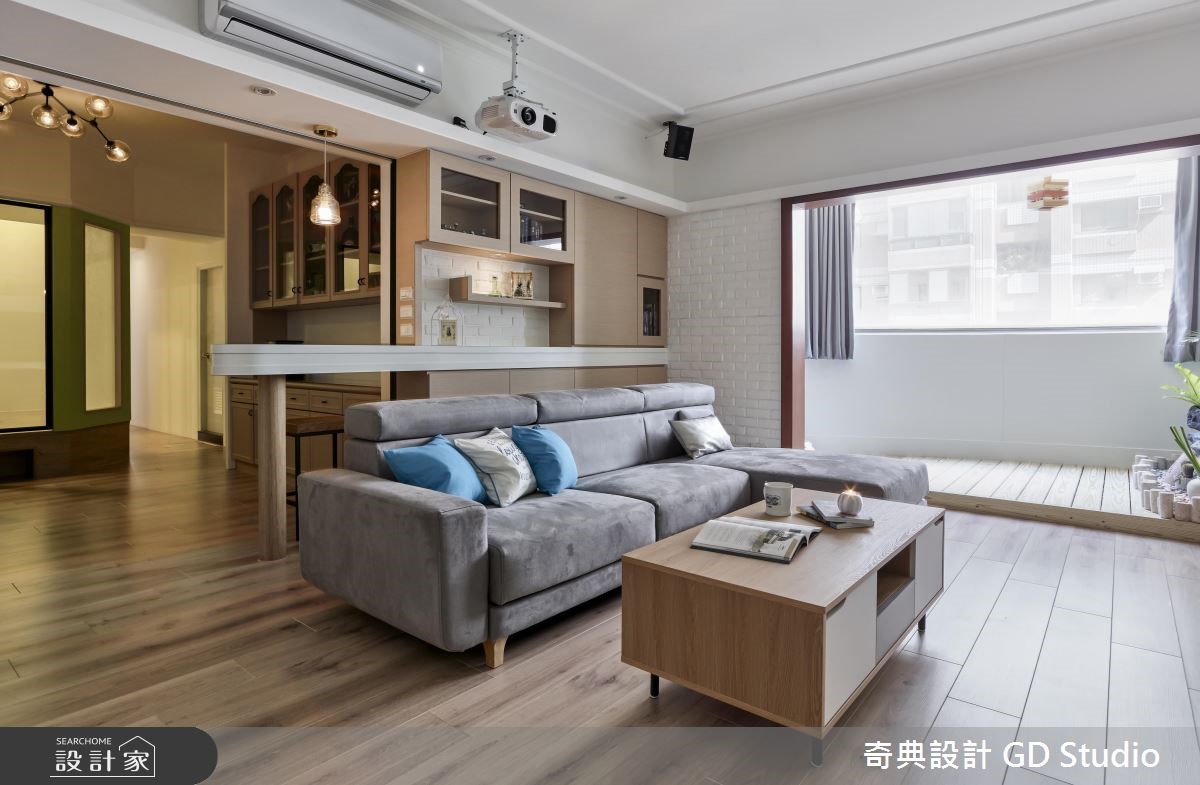 60坪老屋(16~30年)＿休閒風客廳案例圖片＿奇典設計＿奇典_11之4
