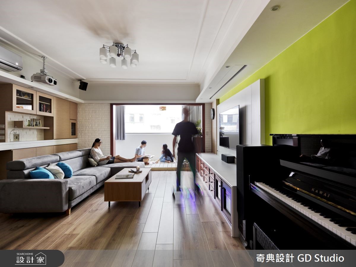 60坪老屋(16~30年)＿休閒風客廳案例圖片＿奇典設計＿奇典_11之3