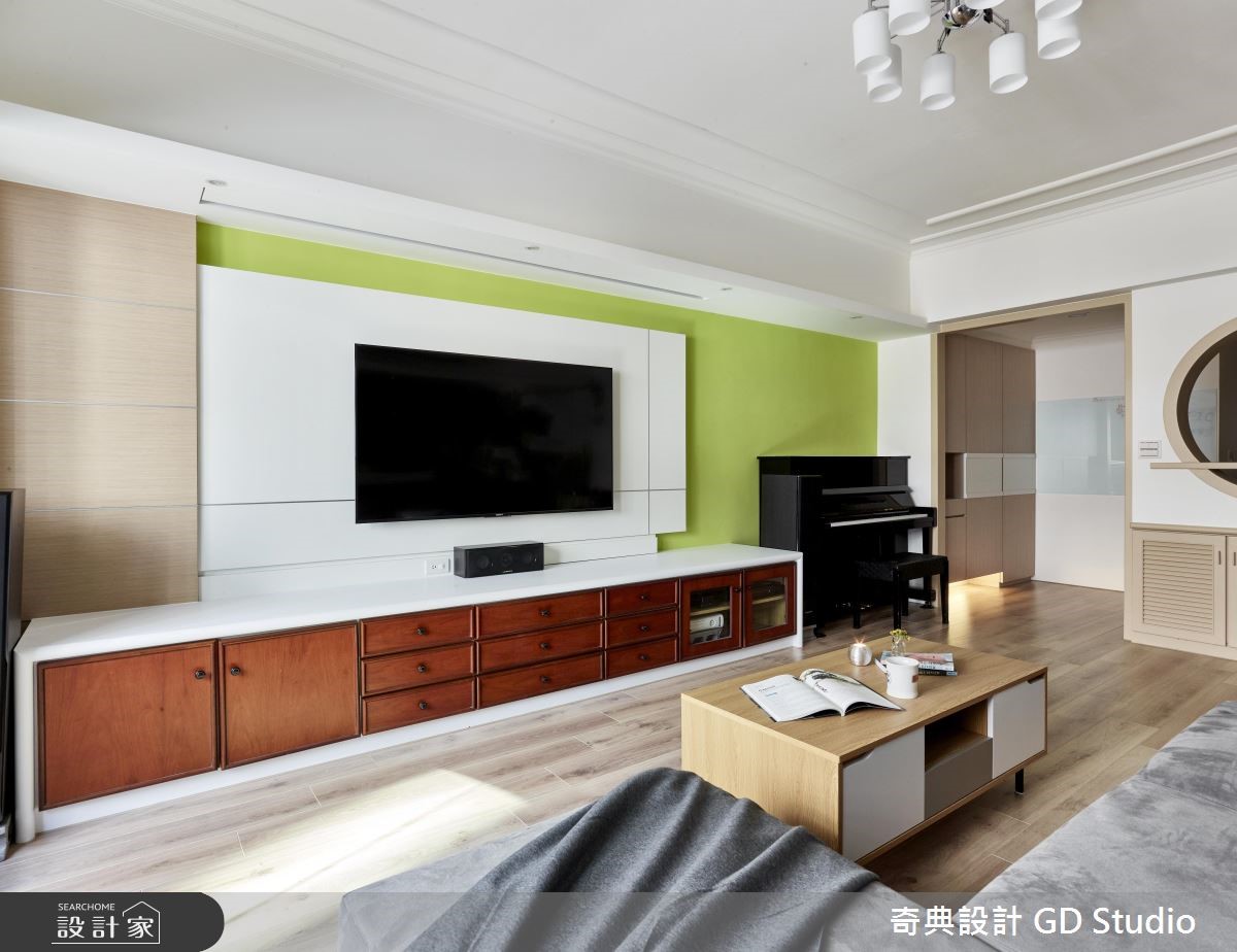 60坪老屋(16~30年)＿休閒風客廳案例圖片＿奇典設計＿奇典_11之7