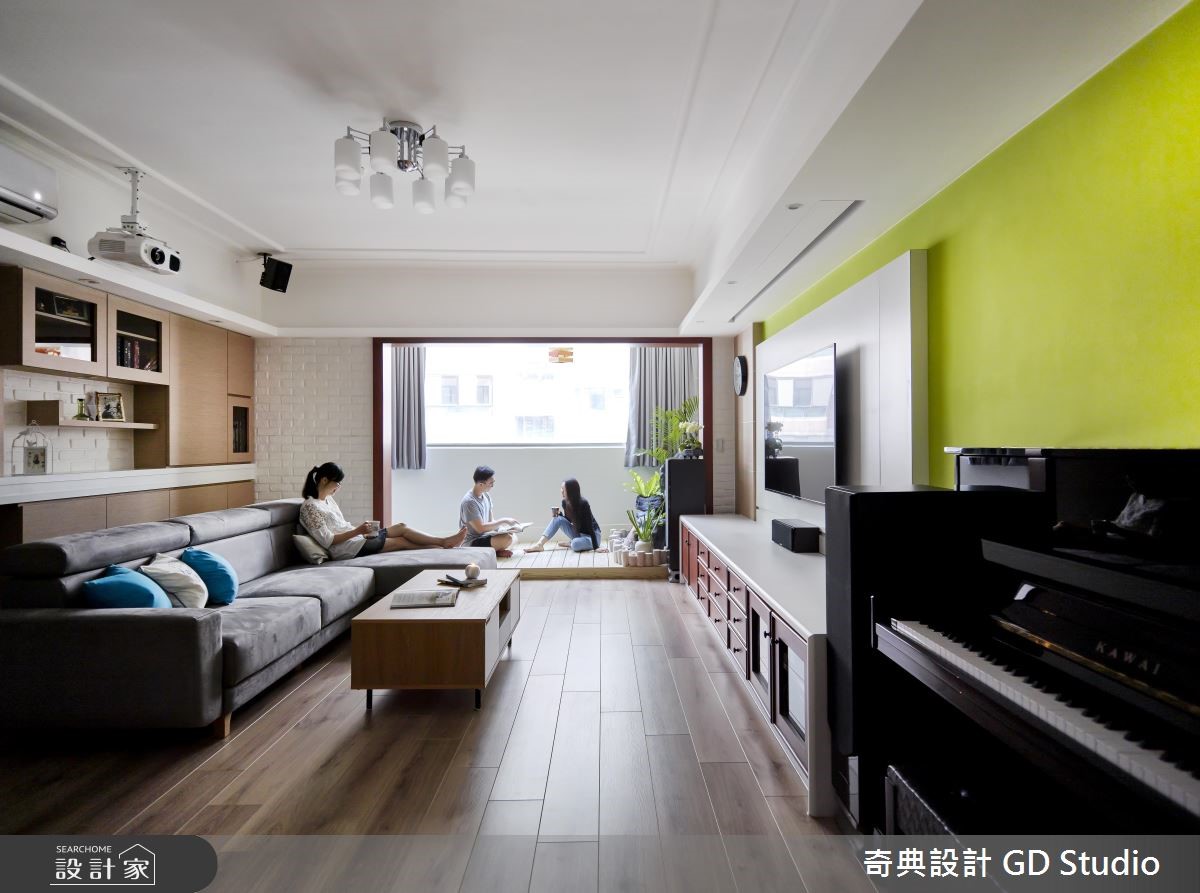 60坪老屋(16~30年)＿休閒風客廳案例圖片＿奇典設計＿奇典_11之2