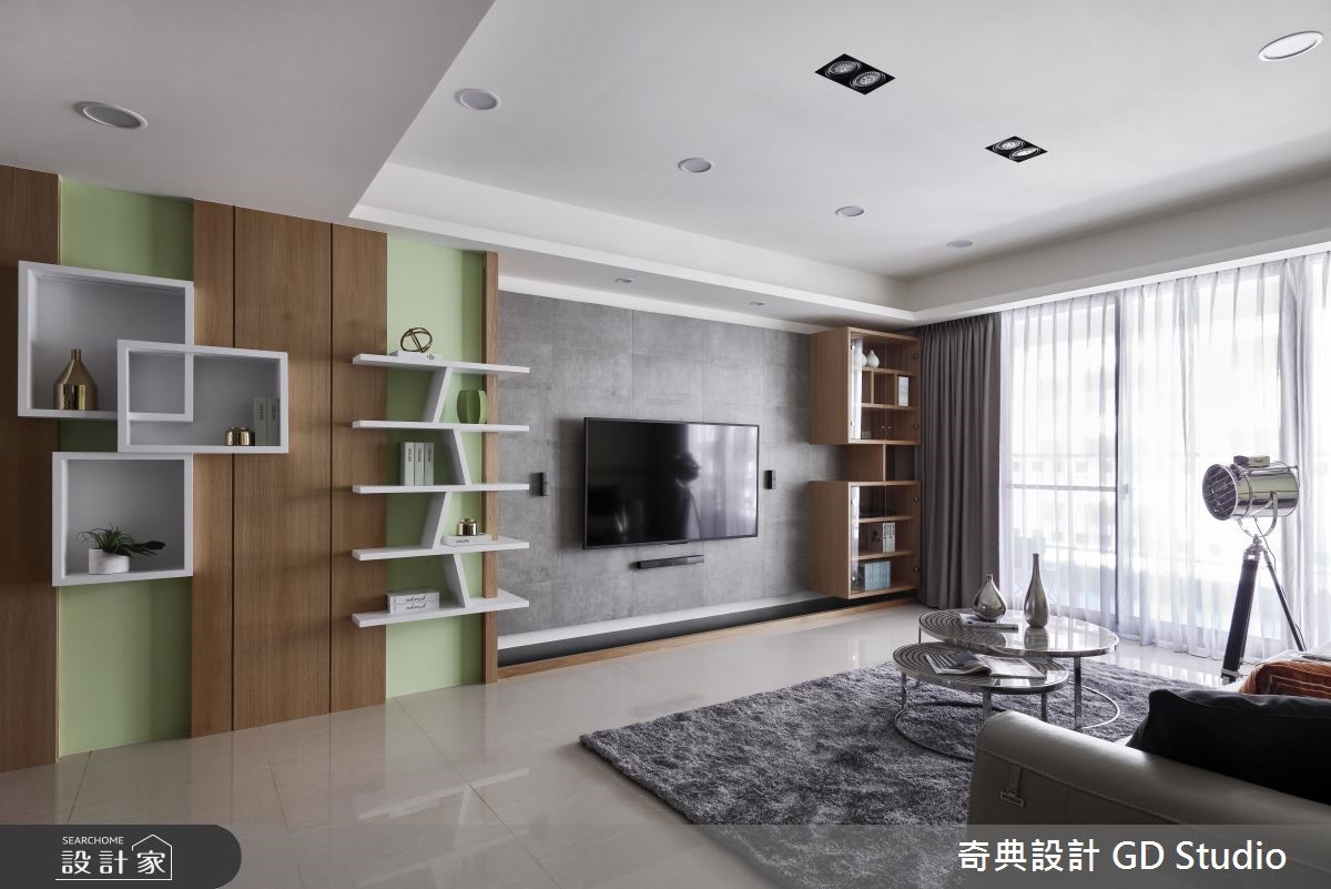 35坪中古屋(5~15年)＿北歐風客廳案例圖片＿奇典設計＿奇典_12之1