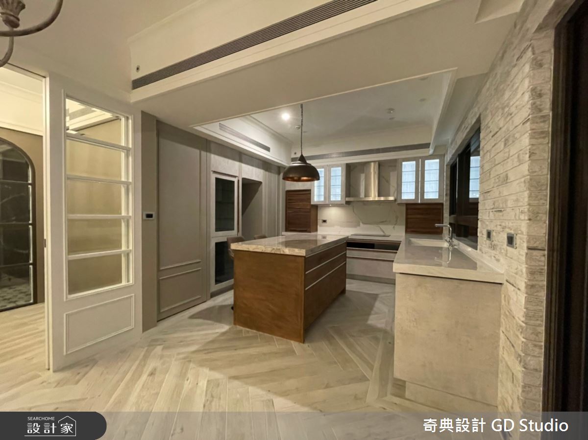 45坪中古屋(5~15年)＿法式風廚房吧檯案例圖片＿奇典設計＿奇典_17之5
