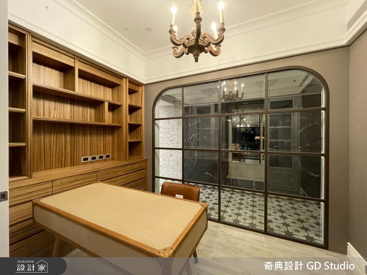 45坪中古屋(5~15年)＿法式風書房案例圖片＿奇典設計＿奇典_17之6