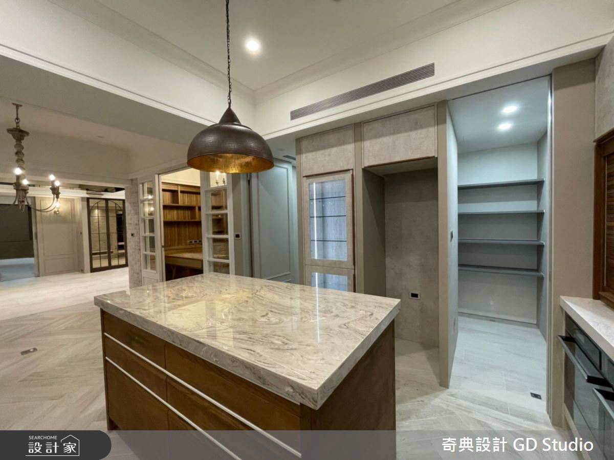 45坪中古屋(5~15年)＿法式風廚房吧檯儲藏室案例圖片＿奇典設計＿奇典_17之7