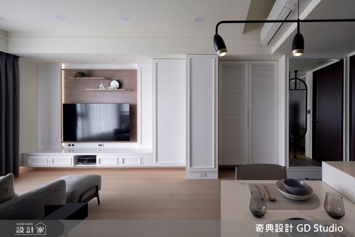 21坪新成屋(5年以下)＿美式風玄關客廳案例圖片＿奇典設計＿奇典_19之5