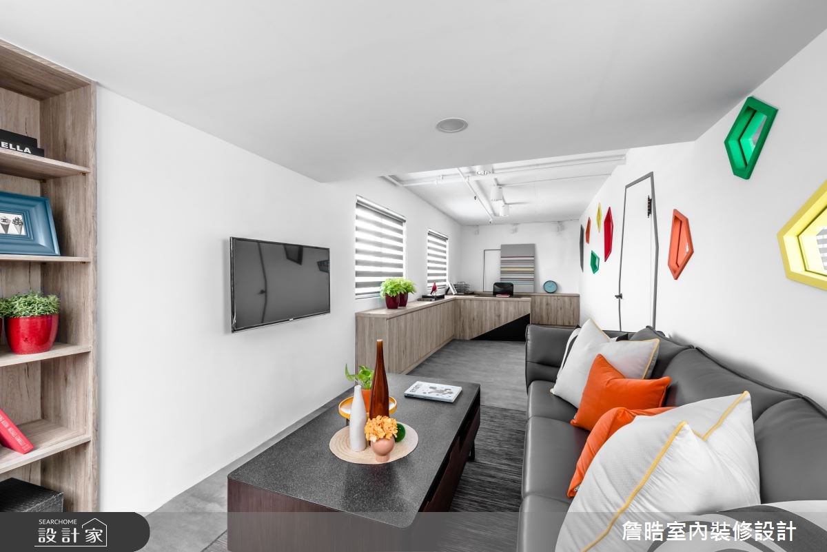 30坪老屋(16~30年)＿現代風商業空間案例圖片＿詹晧室內裝修設計有限公司＿詹晧設計01_30坪老屋翻新現代風之11