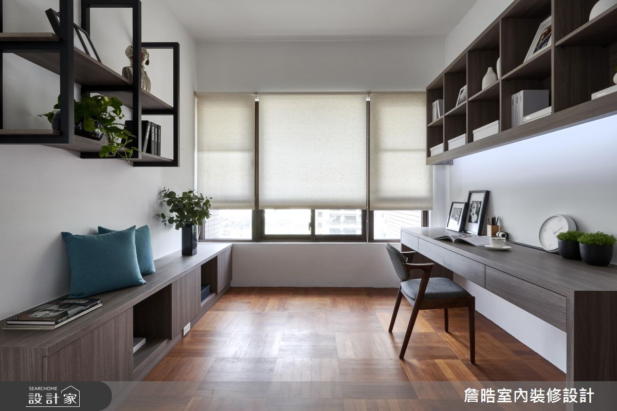 45坪中古屋(5~15年)＿現代風書房案例圖片＿詹晧室內裝修設計有限公司＿詹晧設計03_45坪中古屋現代風之12