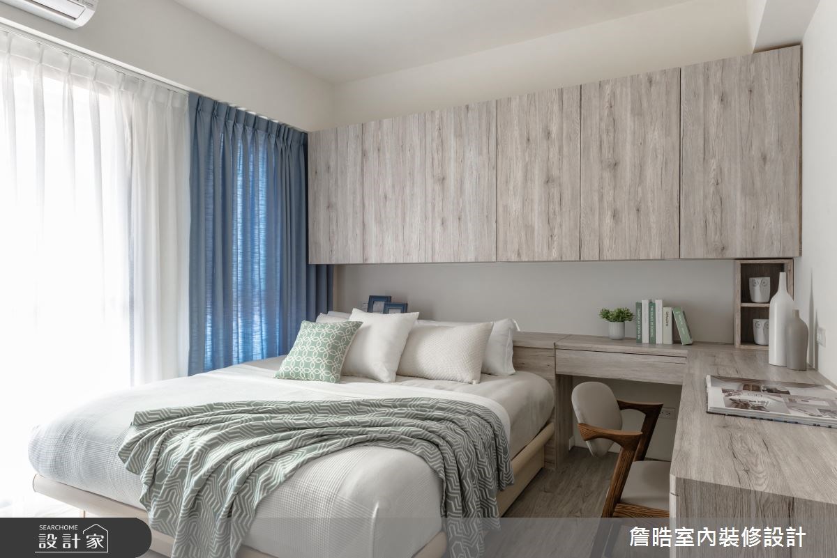 60坪新成屋(5年以下)＿現代風臥室案例圖片＿詹晧室內裝修設計有限公司＿詹晧設計04_60坪現代風之30