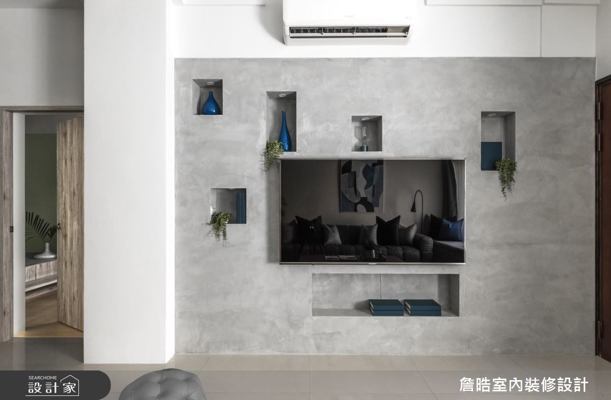 60坪新成屋(5年以下)＿現代風客廳案例圖片＿詹晧室內裝修設計有限公司＿詹晧設計05_60坪現代風之7